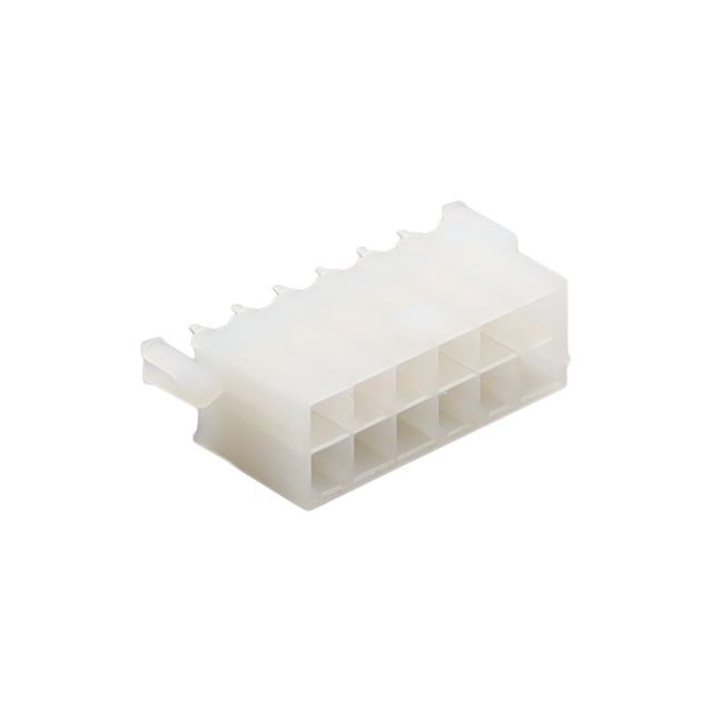 MOLEX 矩形连接器 - 针座 - 公插针 39299125