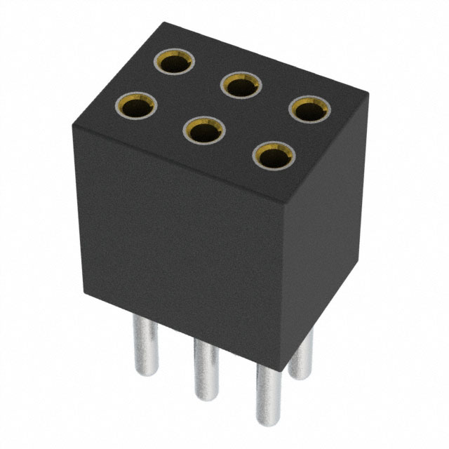 MILL-MAX 矩形连接器 - 针座 - 插座/母插口 853-91-006-10-001000