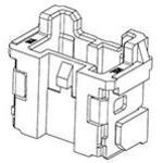 MOLEX 矩形连接器 - 针座 - 公插针 5055750371