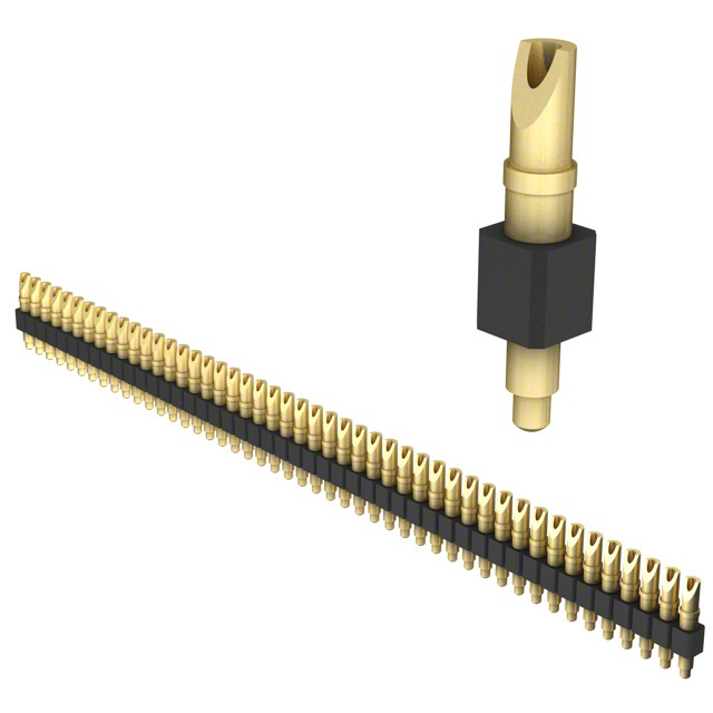 MILL-MAX 矩形连接器 - 弹簧式 824-22-047-00-001000